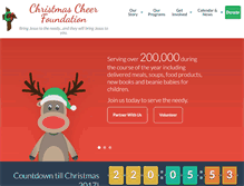 Tablet Screenshot of christmascheer.org